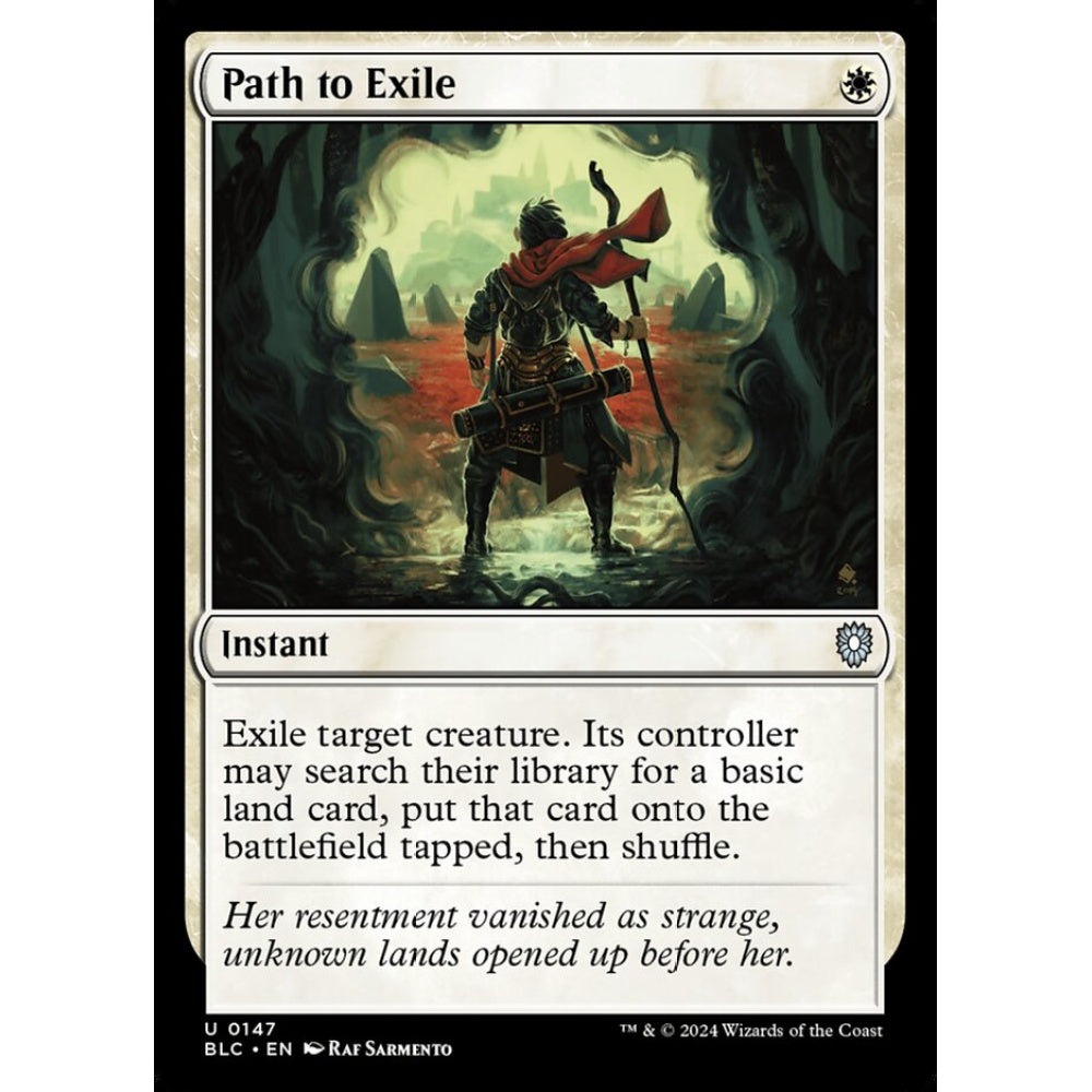 Path to Exile, 147, uncommon, Magic: The Gathering, Bloomburrow