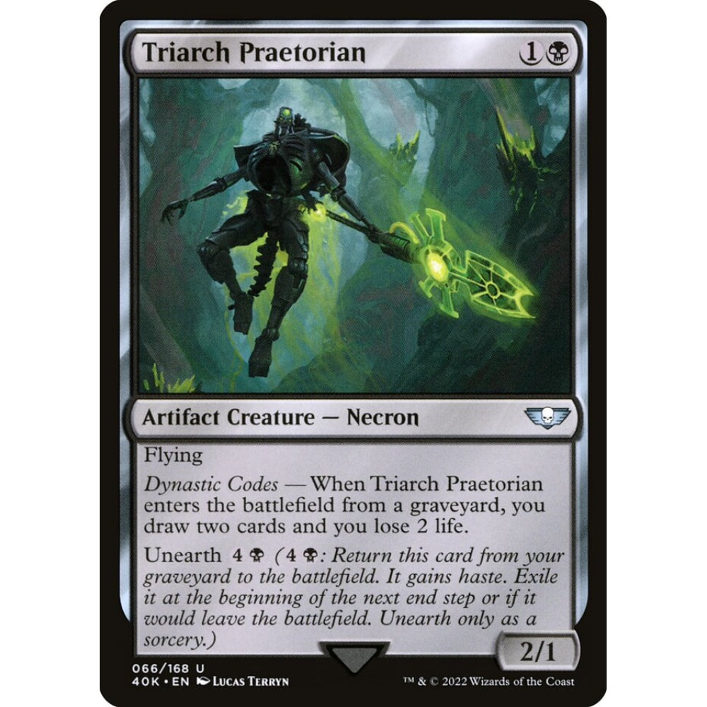Triarch Praetorian uncommon 66 Magic the Gathering Warhammer 40,000 Commander