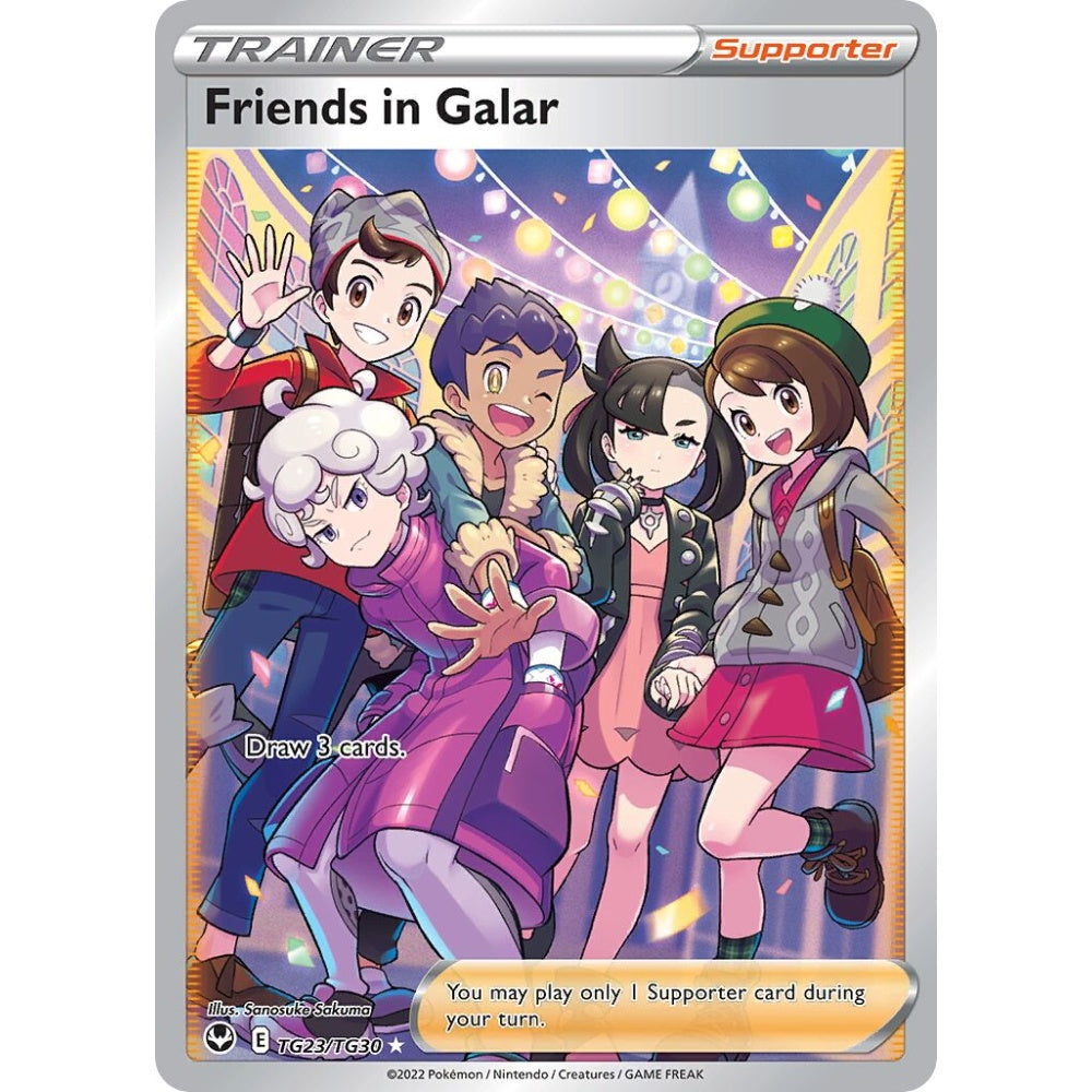 Friends in Galar Rare Ultra TG23/TG30 Pokemon Card Game Silver Tempest