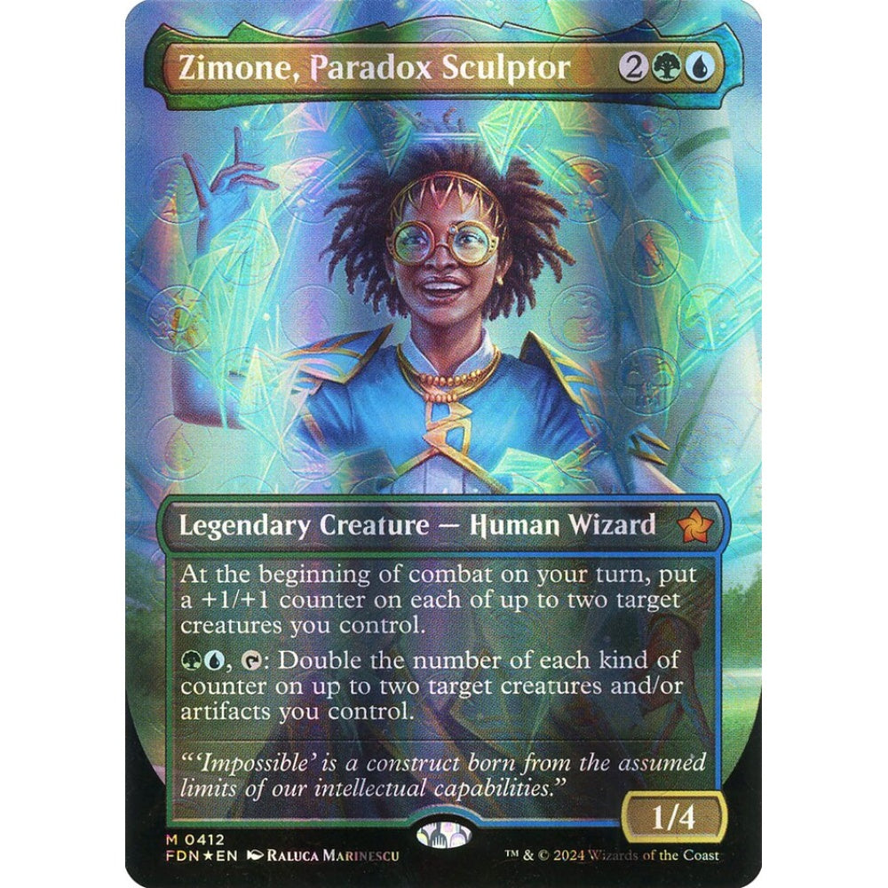 Zimone, Paradox Sculptor, 412, mythic, Magic: The Gathering, Foundations