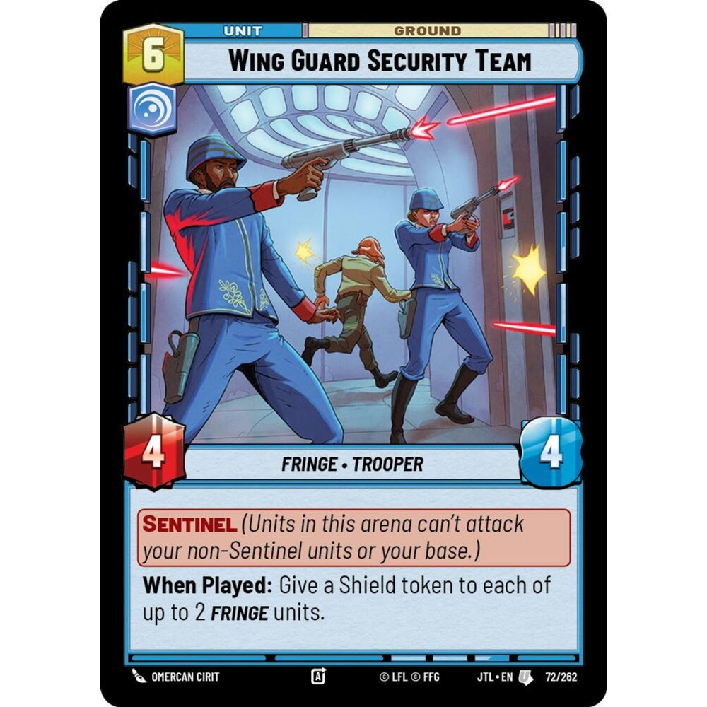 Wing Guard Security Team, U, JTL 072), Star Wars Unlimited