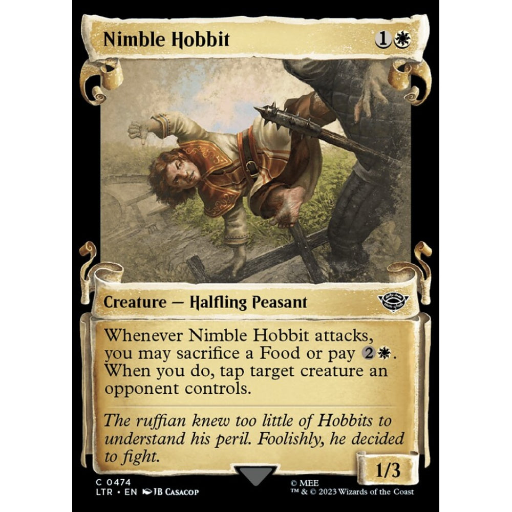 Nimble Hobbit, common, 474, Magic the Gathering, The Lord of the Rings: Tales of Middle-earth