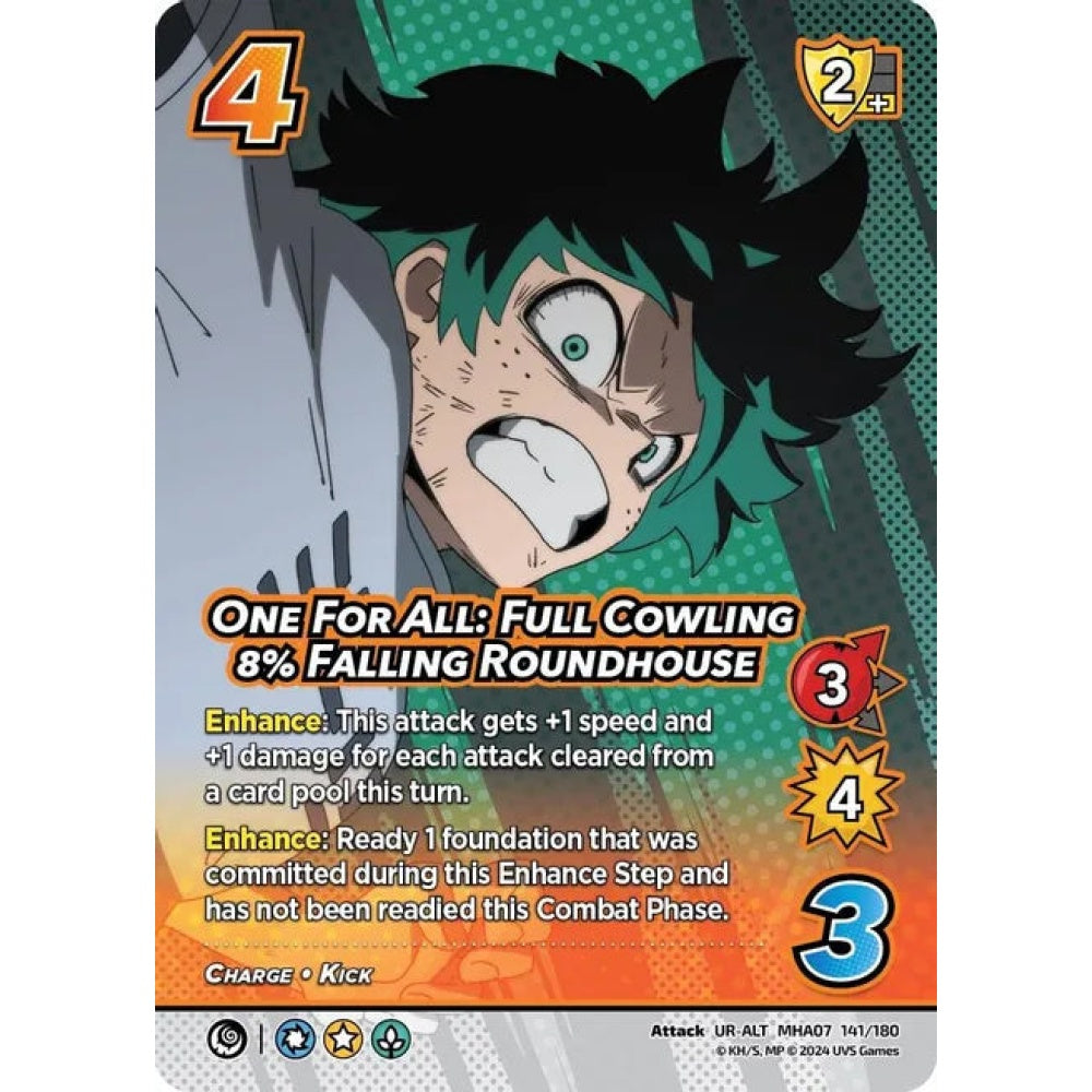 One For All: Full Cowling 8% Falling Roundhouse, 141/180, UR-ALT, UniVersus, MHA07 Girl Power