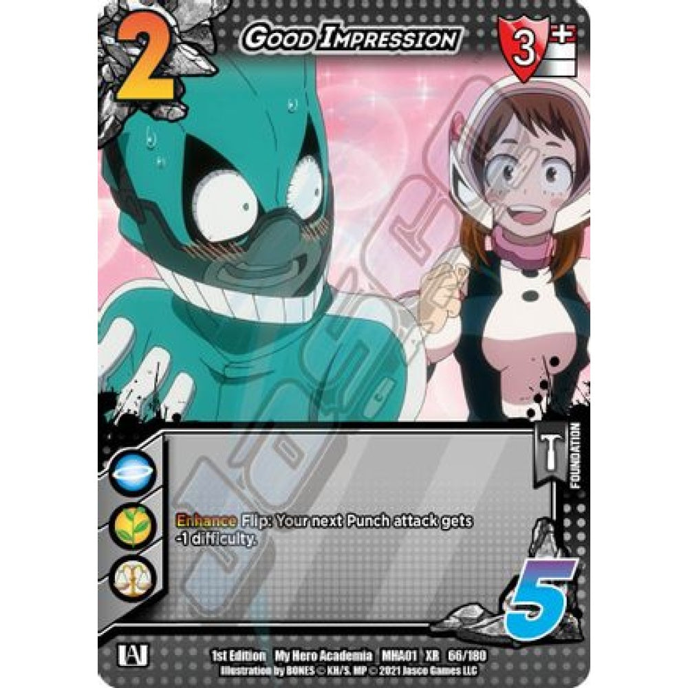 Good Impression, 66/180, XR, UniVersus, MHA01 My Hero Academia