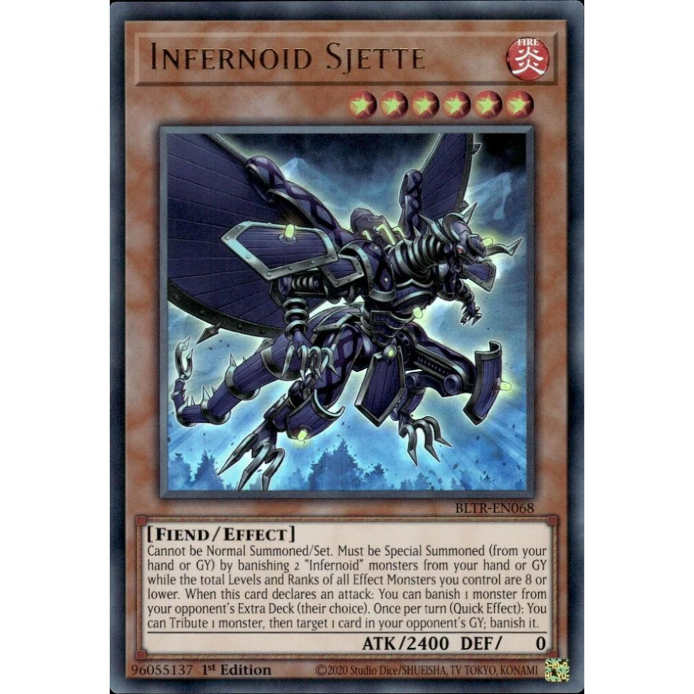 Infernoid Sjette BLTR-EN068 Ultra Yu-Gi-Oh Battles of Legend: Terminal Revenge