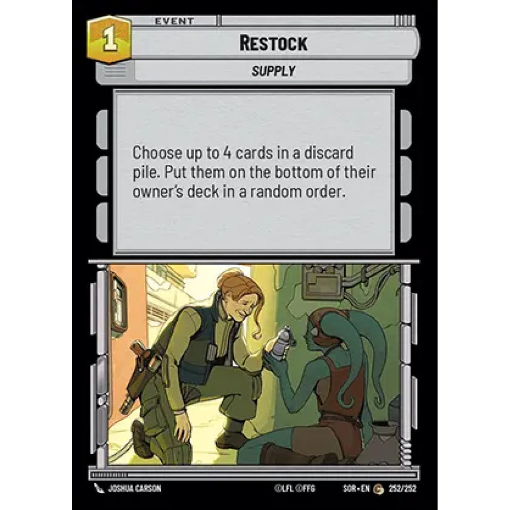 Restock, 252, C, Star Wars Unlimited, Sparks Of Rebellion