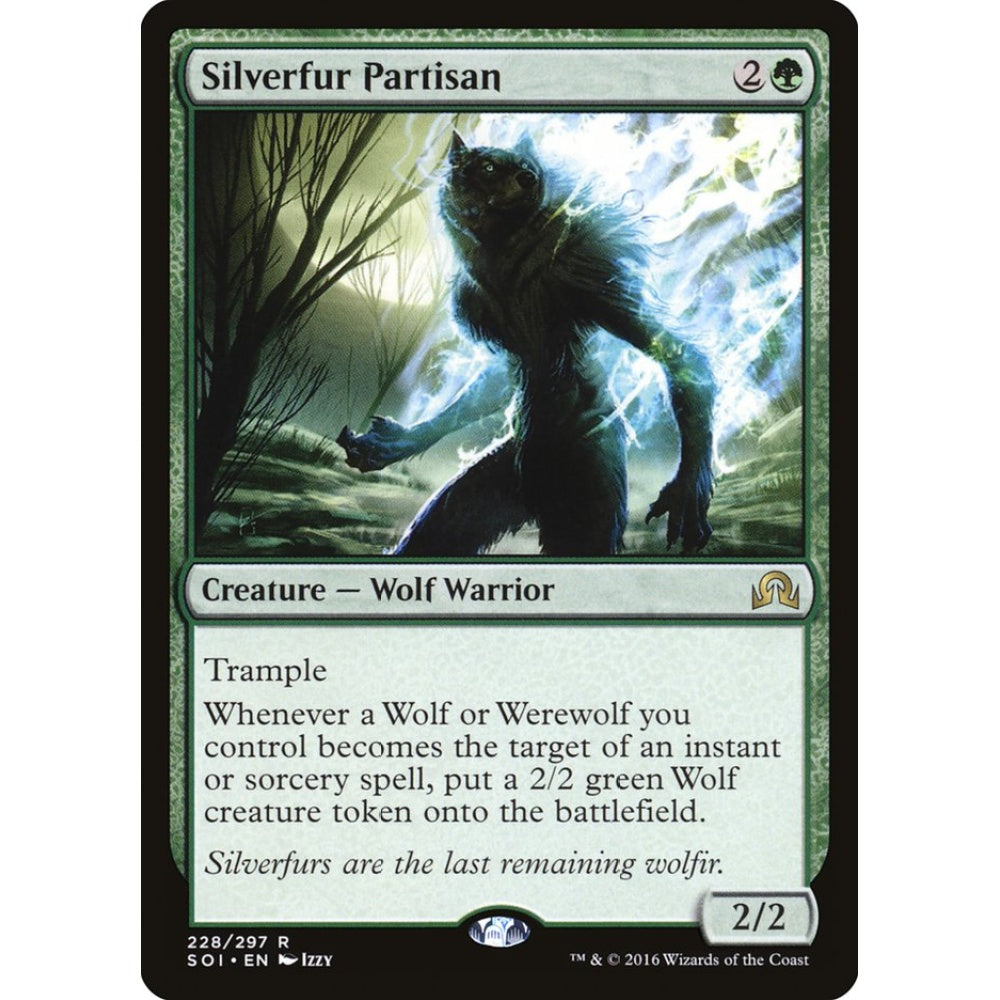 Silverfur Partisan rare 228 Magic the Gathering Shadows over Innistrad