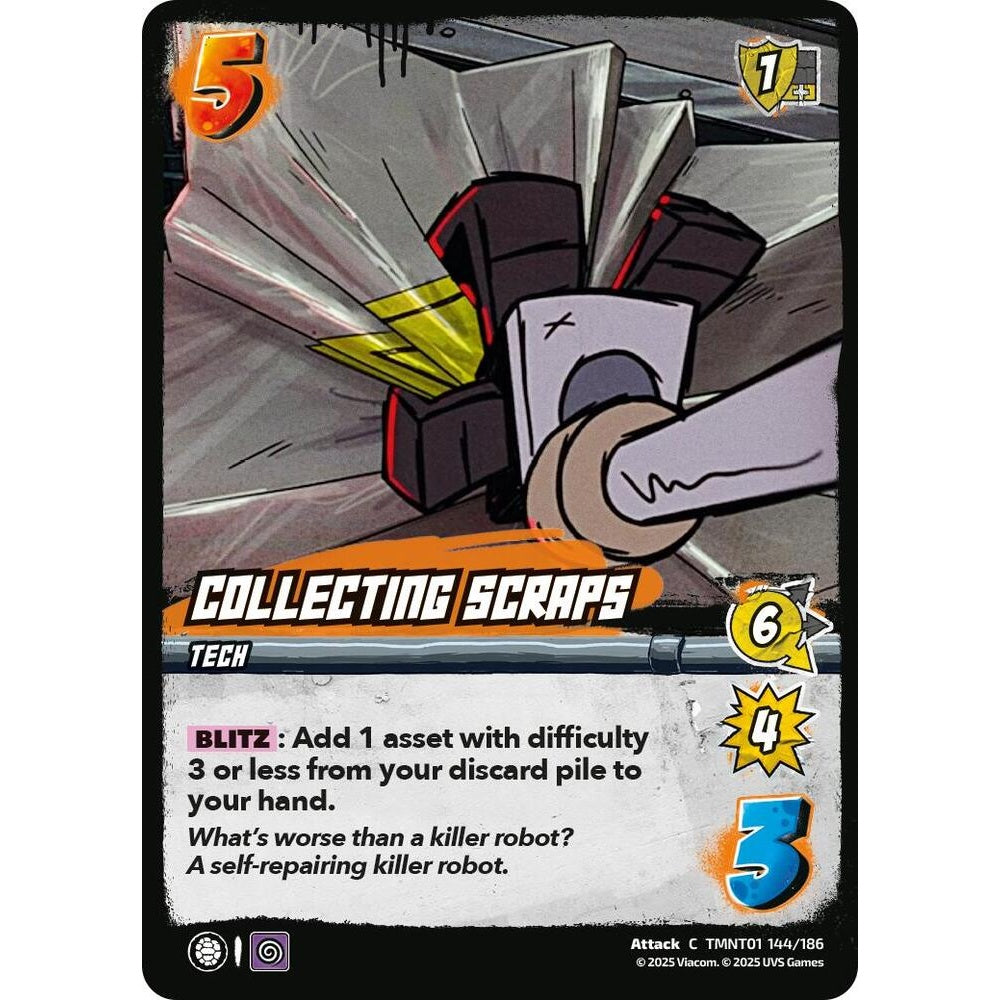 Collecting Scraps 144/186 TMNT01 Universus Teenage Mutant Ninja Turtles Attack C
