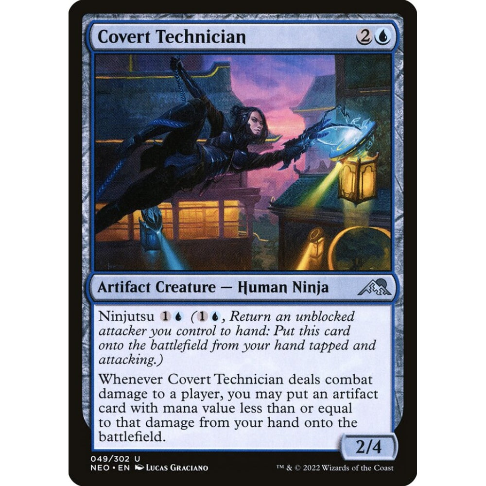 Covert Technician uncommon 49 Magic the Gathering Kamigawa: Neon Dynasty