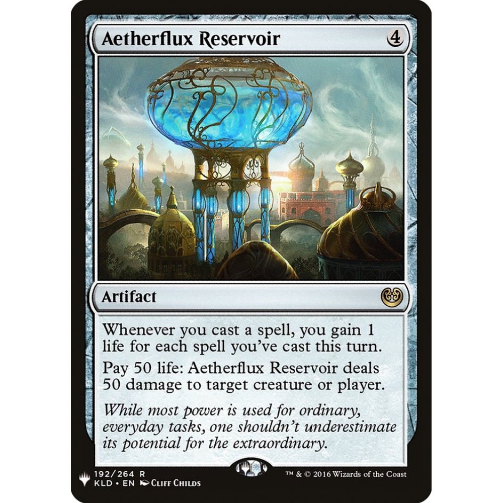 Aetherflux Reservoir rare KLD-192 Magic the Gathering The List