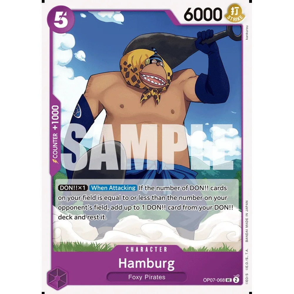 Hamburg, OP07-068, Uncommon, One Piece, 500 Years in the Future