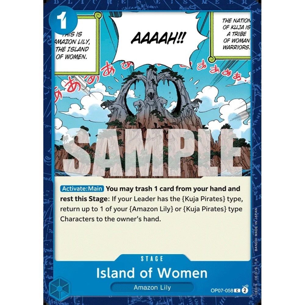 Island of Women, OP07-058, Common, One Piece, 500 Years in the Future