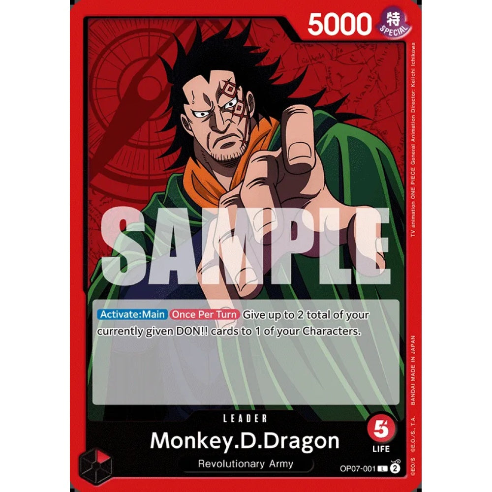 Monkey.D.Dragon, OP07-001, Leader, One Piece, 500 Years in the Future