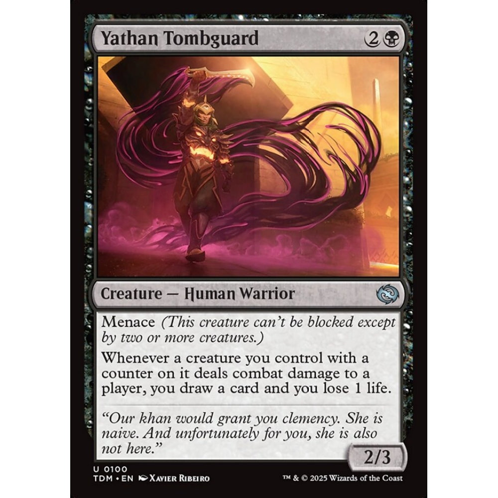 Yathan Tombguard uncommon 100 Magic the Gathering Tarkir: Dragonstorm