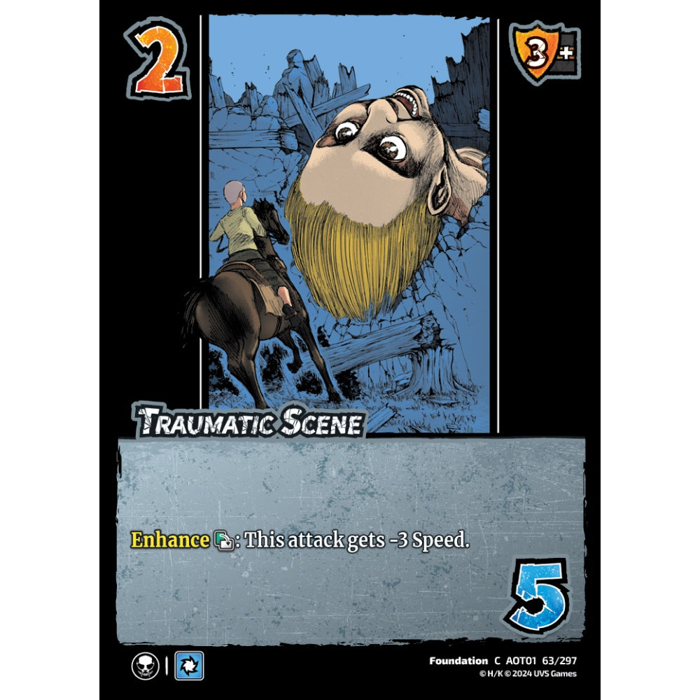 Traumatic Scene, 63/297, C, UniVersus, Attack on Titan: Battle for Humanity