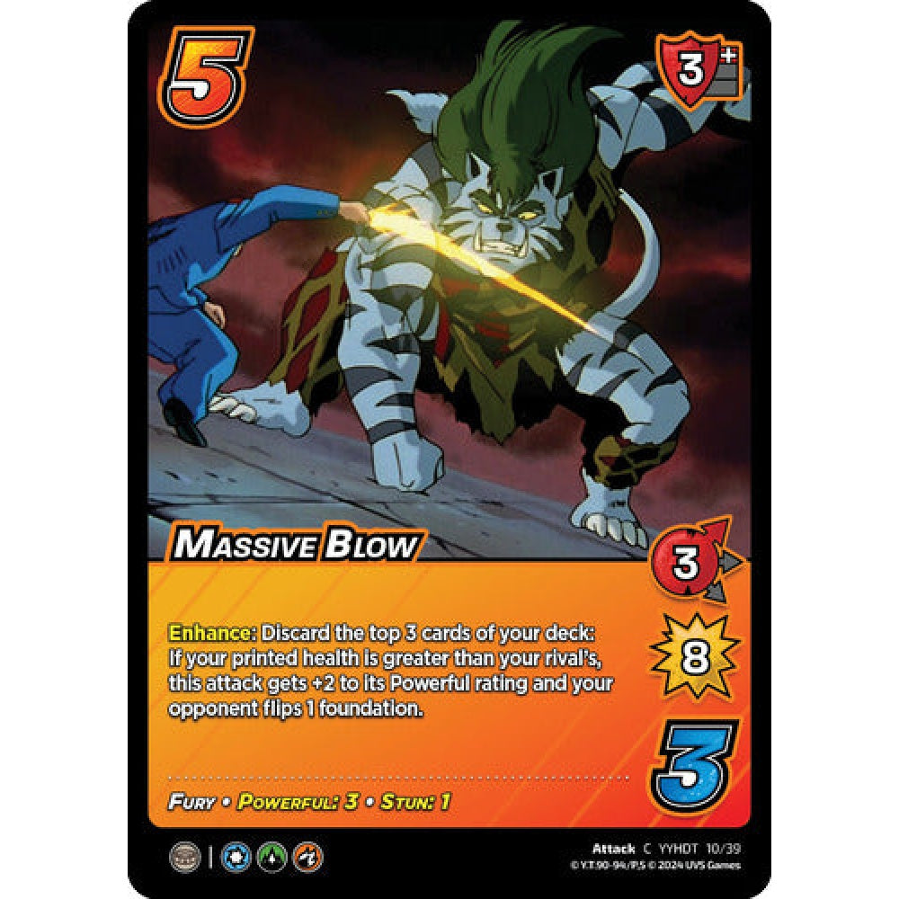 Massive Blow, 10/39, C, UniVersus, Yu Yu Hakusho: Dark Tournament