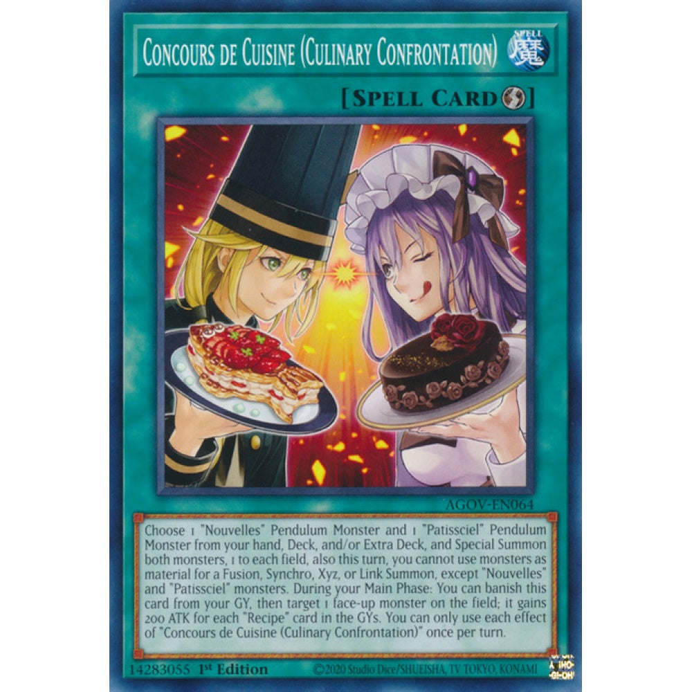 Concours de Cuisine (Culinary Confrontation) AGOV-EN064 Common Common Yu-Gi-Oh Age of Overlord in Art
