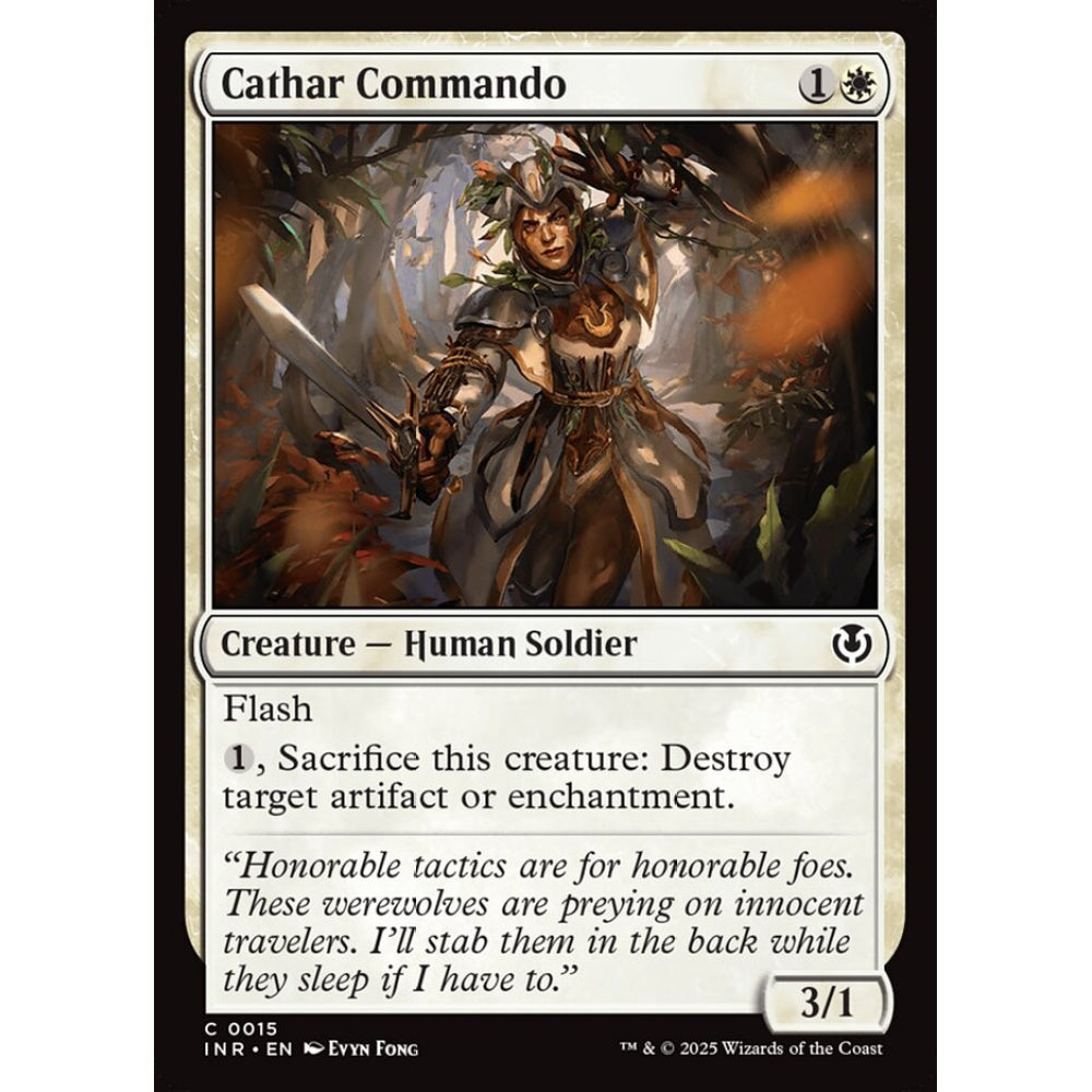 Cathar Commando, 15, common, Magic: The Gathering, Innistrad Remastered