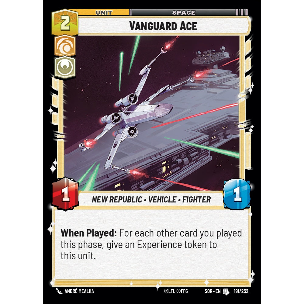 Vanguard Ace, 191, U, Star Wars Unlimited, Sparks Of Rebellion