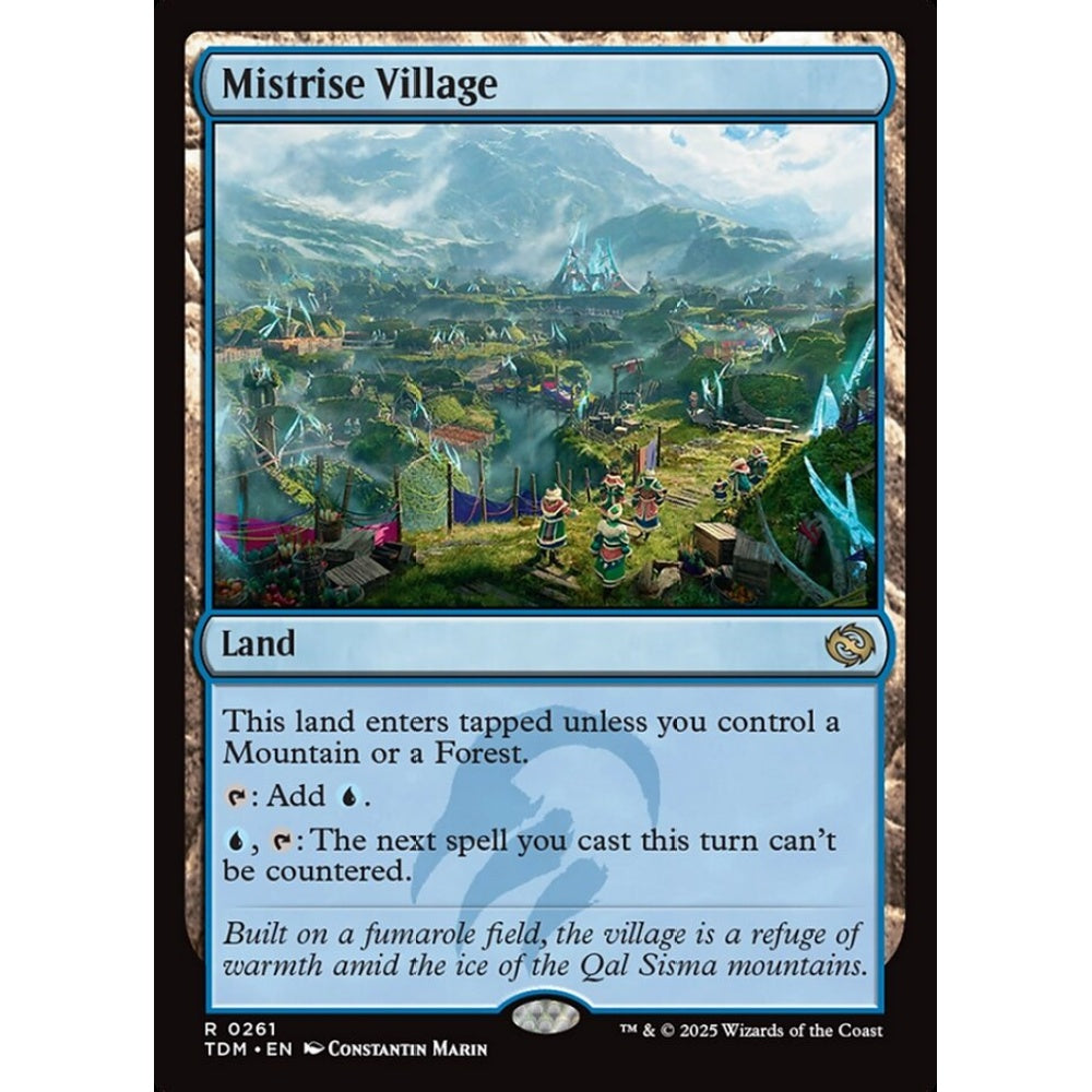 Mistrise Village rare 261 Magic the Gathering Tarkir: Dragonstorm