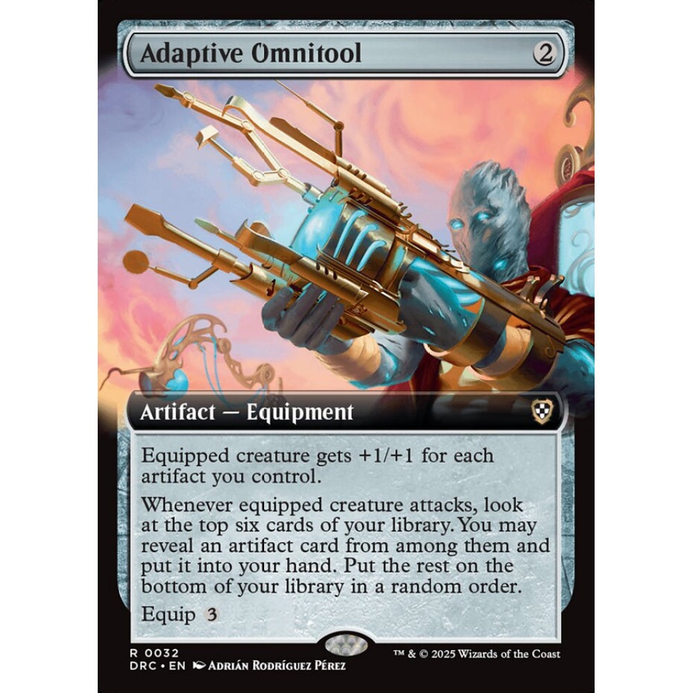 Adaptive Omnitool, 32, rare, Magic: The Gathering, Aetherdrift Commander