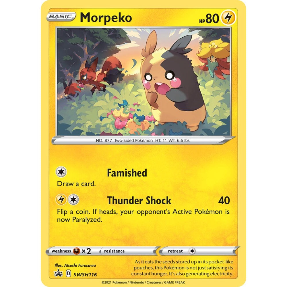 Morpeko Promo SWSH116 Pokemon Card Game Sword & Shield Promos