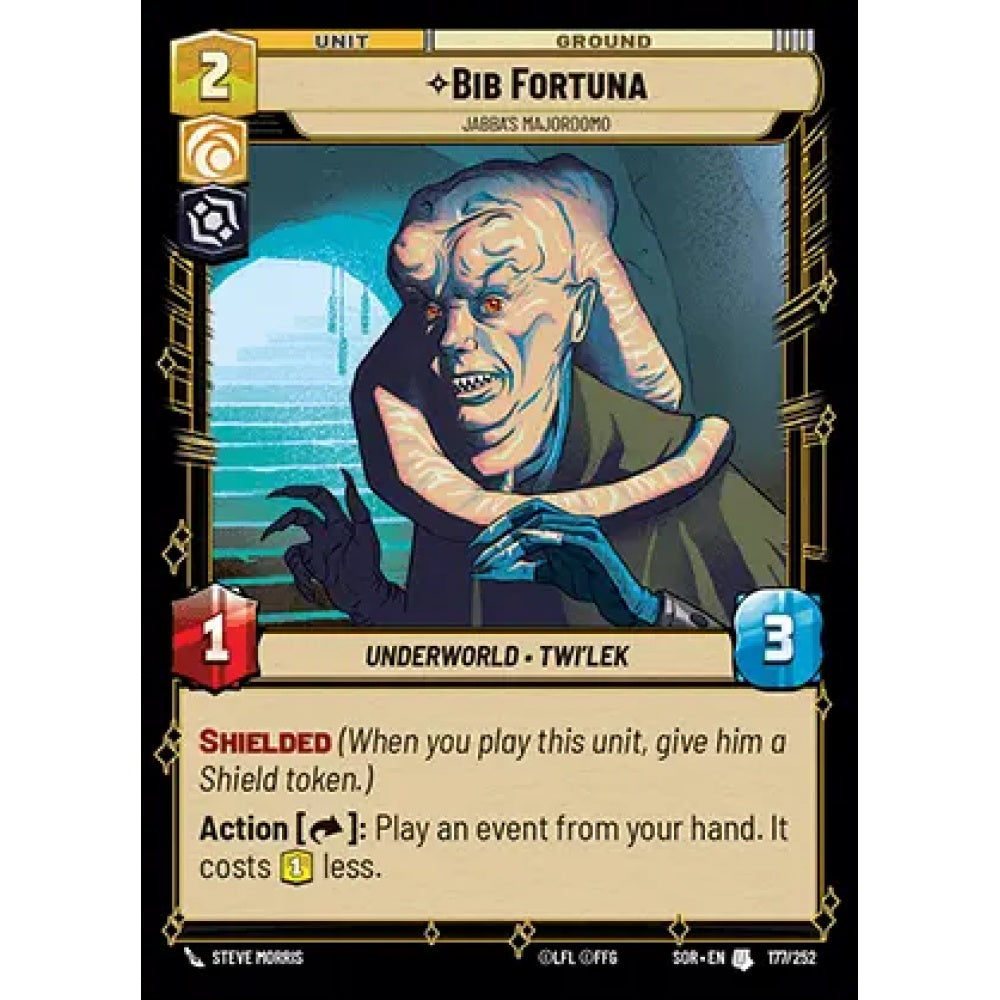 Bib Fortuna, 177, U, Star Wars Unlimited, Sparks Of Rebellion