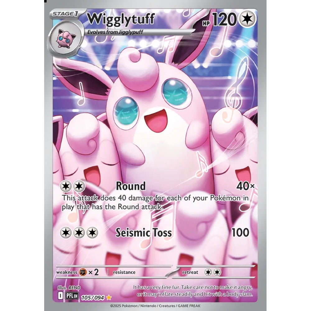 Wigglytuff Illustration Rare 105/094 Pokemon Card Game Phantasmal Flames
