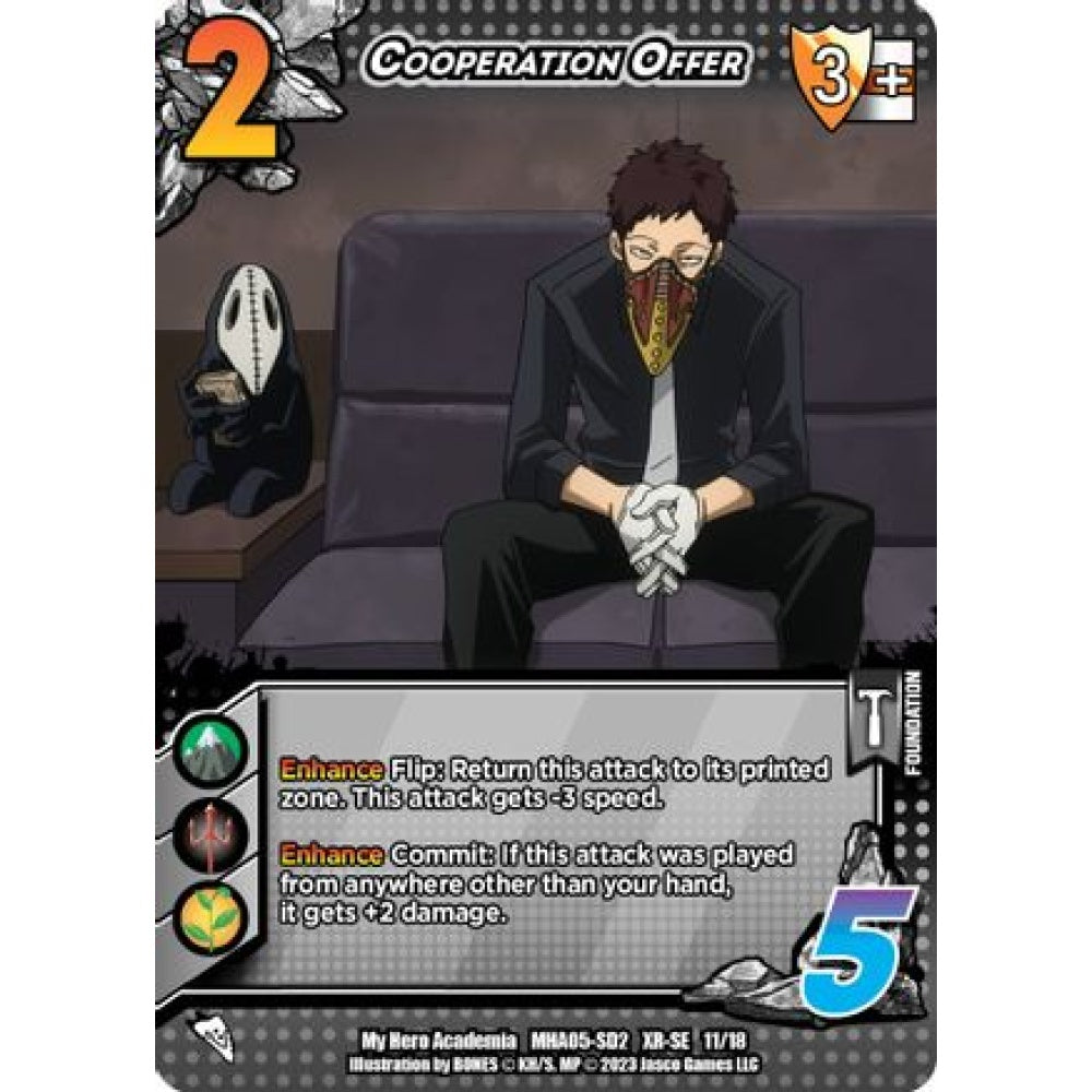 Cooperation Offer, 11/18, XR-SE, UniVersus, MHA05 Undaunted Raid