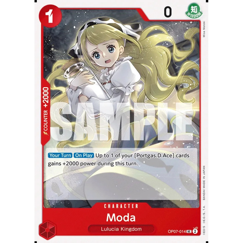 Moda, OP07-014, Uncommon, One Piece, 500 Years in the Future