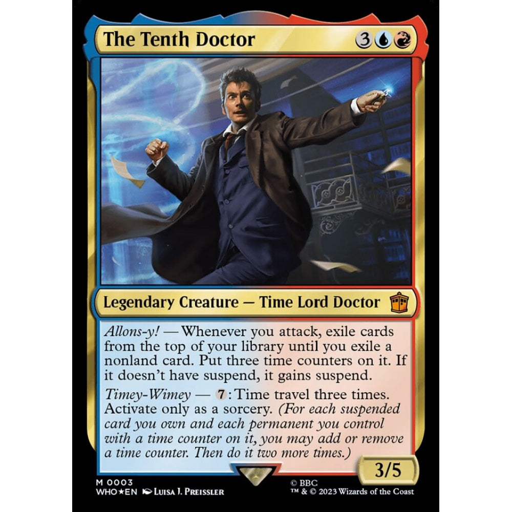 The Tenth Doctor mythic 3 Magic the Gathering Doctor Who