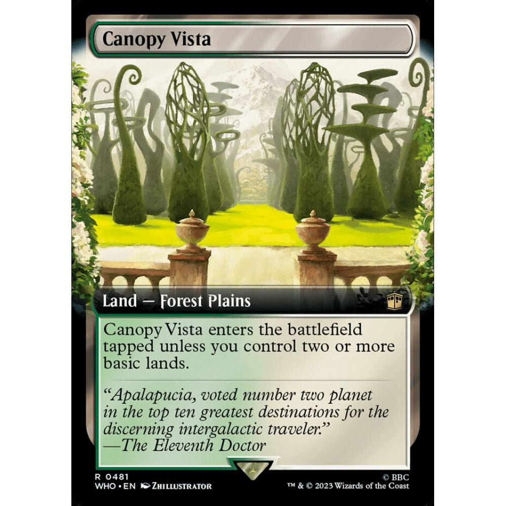 Canopy Vista rare 481 Magic the Gathering Doctor Who