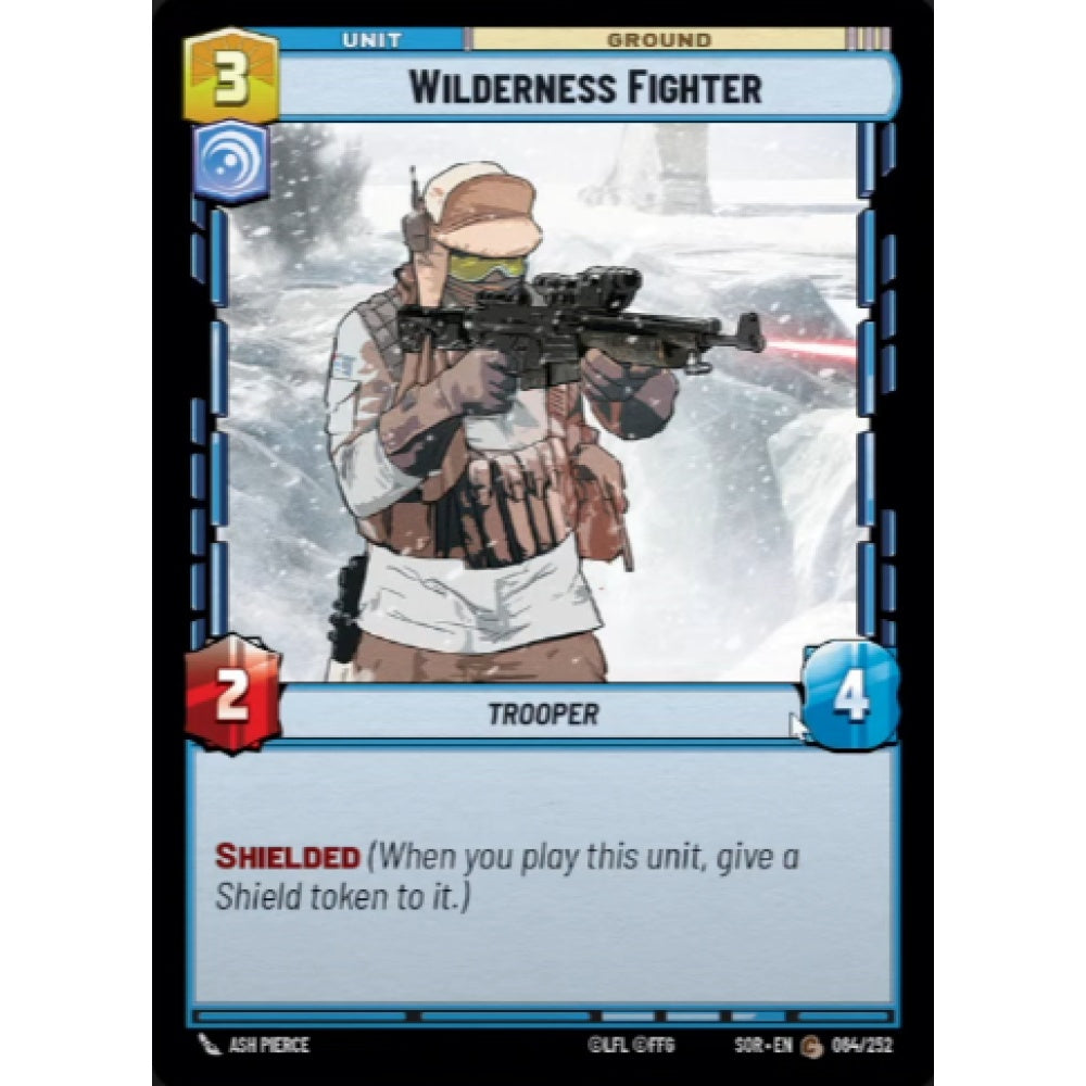 Wilderness Fighter, 64, C, Star Wars Unlimited, Sparks Of Rebellion