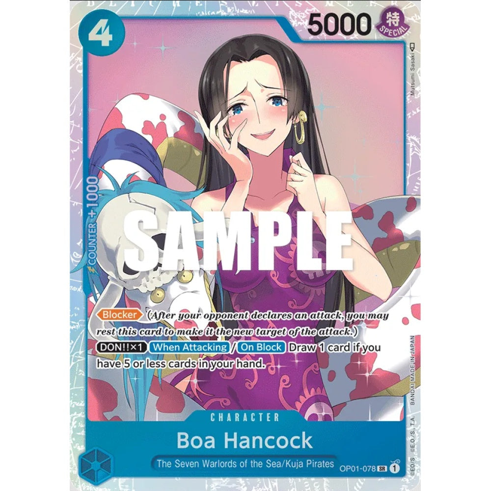 Boa Hancock, OP01-078, Super Rare, One Piece, Romance Dawn