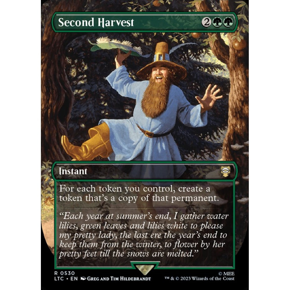 Second Harvest, rare, 530, Magic the Gathering, Tales of Middle-earth Commander
