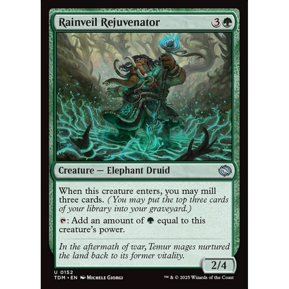 Rainveil Rejuvenator uncommon 152 Magic the Gathering Tarkir: Dragonstorm