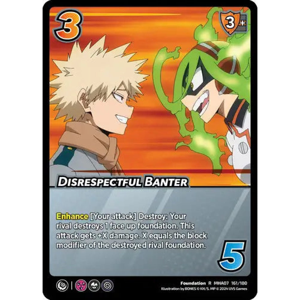 Disrespectful Banter, 161/180, R, UniVersus, MHA07 Girl Power