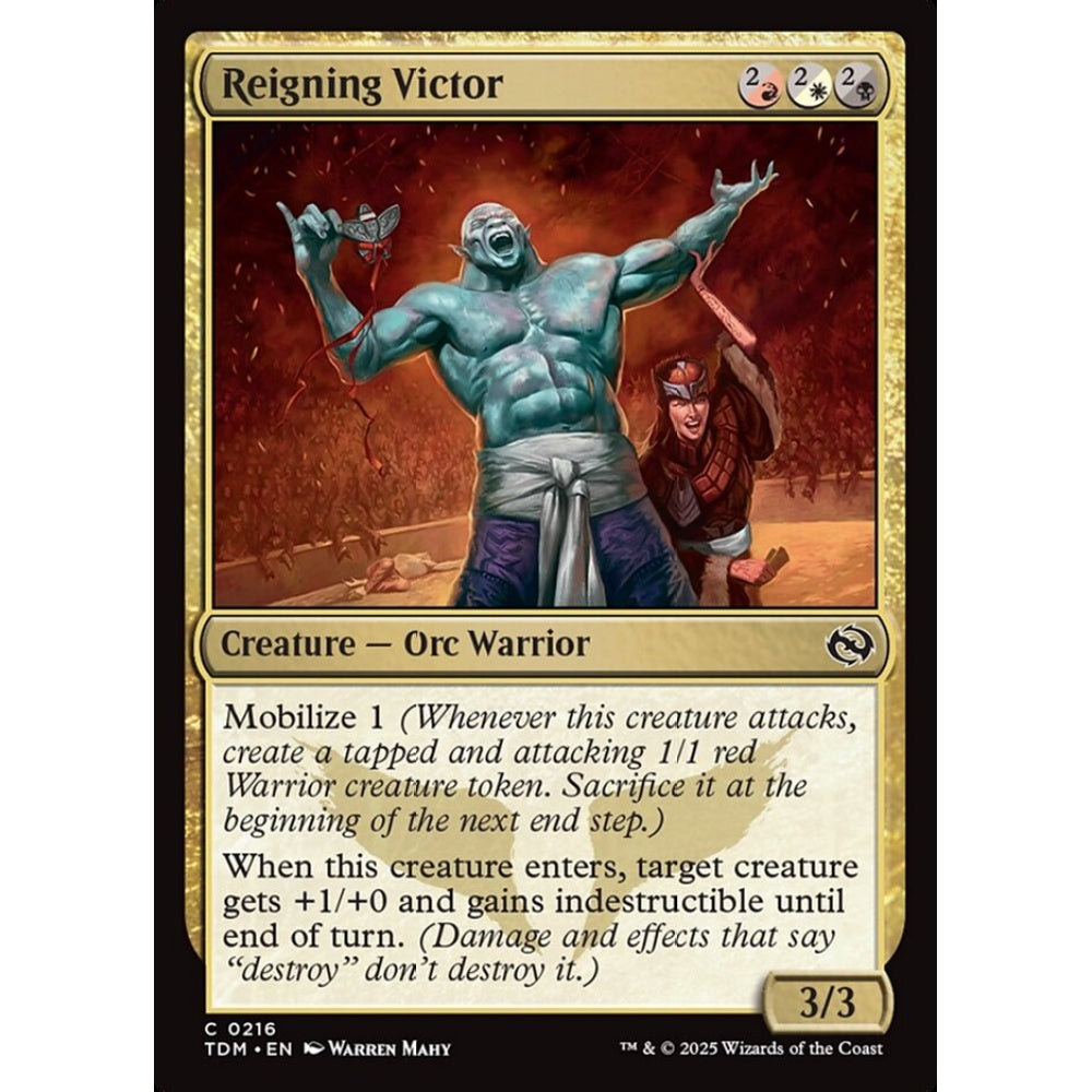 Reigning Victor common 216 Magic the Gathering Tarkir: Dragonstorm