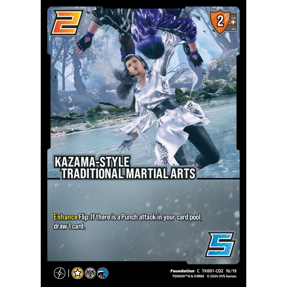Kazama-Style Traditional Martial Arts, 16/19, TK801-CD2, Universus, TEKKEN 8 Clash Decks, Foundation, C