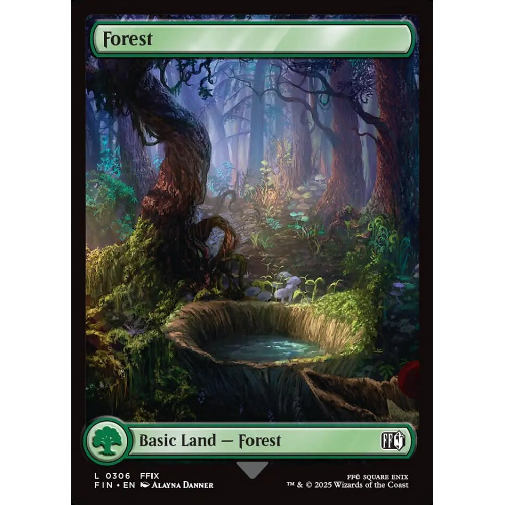 Forest common 306 Magic the Gathering Final Fantasy