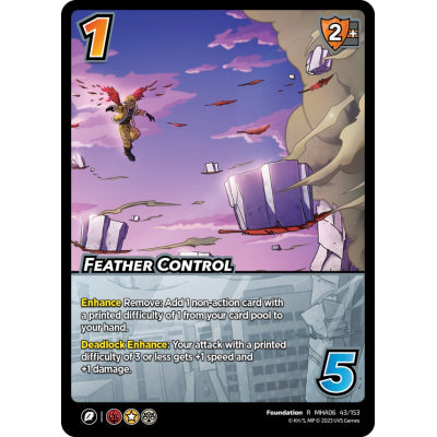 Feather Control, 43/153, R, UniVersus, MHA06 Jet Burn