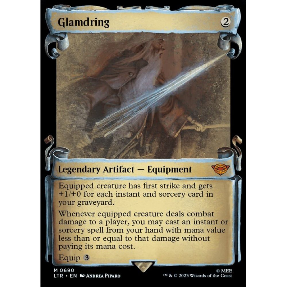 Glamdring, mythic, 690, Magic the Gathering, The Lord of the Rings: Tales of Middle-earth