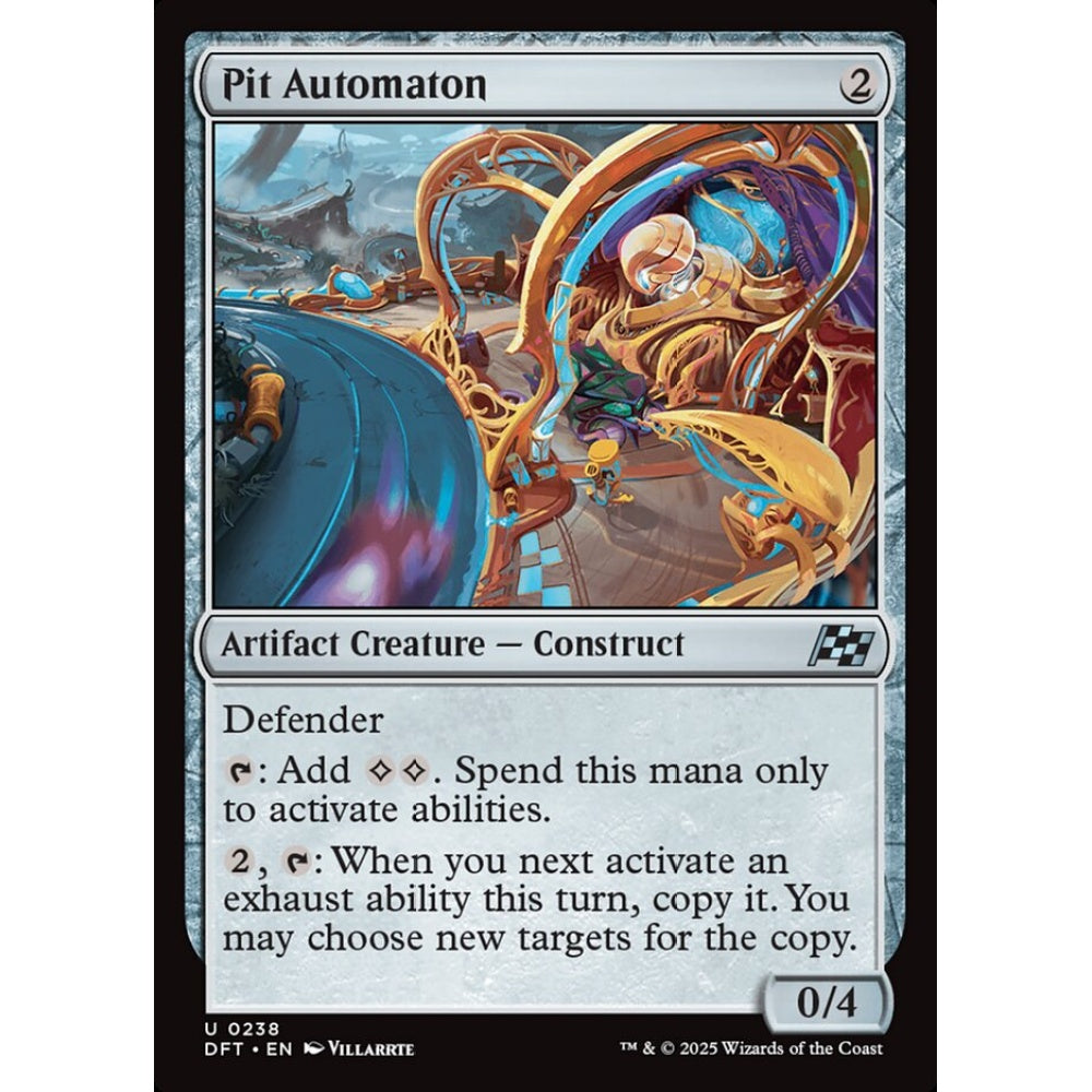 Pit Automaton, 238, uncommon, Magic: The Gathering, Aetherdrift