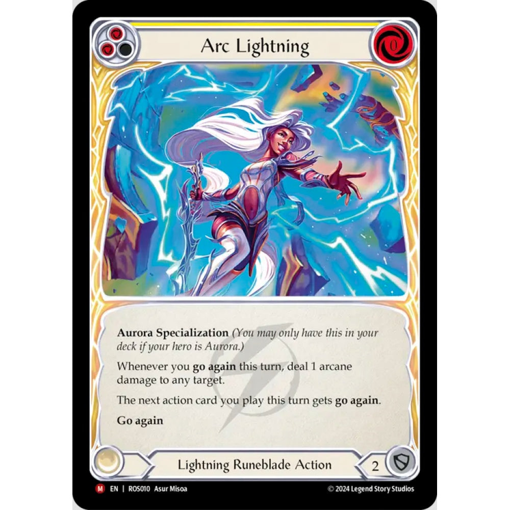 Arc Lightning, ROS010, Majestic, Flesh and Blood, Rosetta