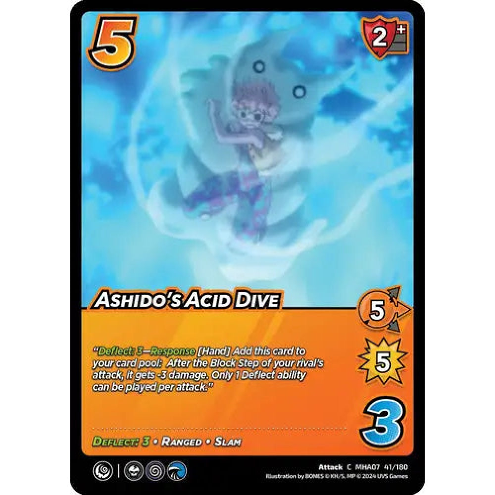 Ashido's Acid Dive, 41/180, C, UniVersus, MHA07 Girl Power