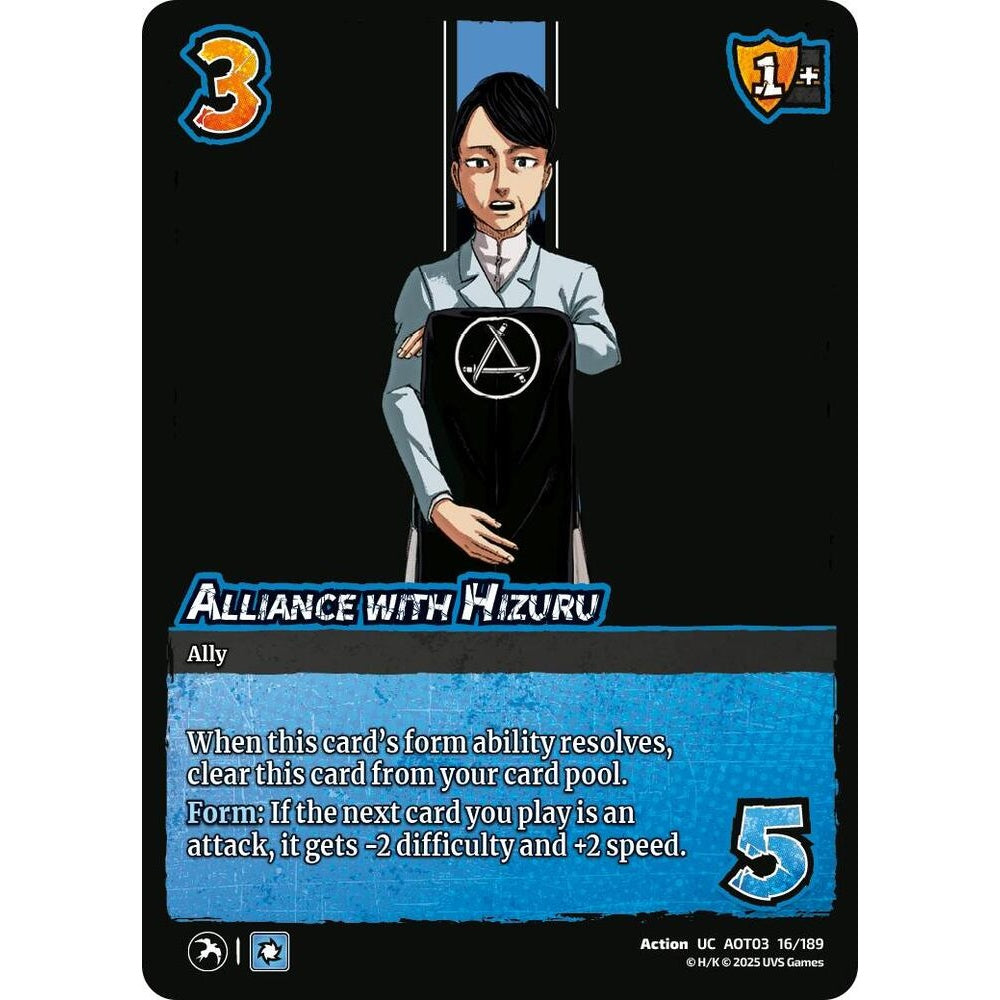 Alliance with Hizuru 16/189 AOT03 Universus Attack on Titan: Apocalypse Action UC