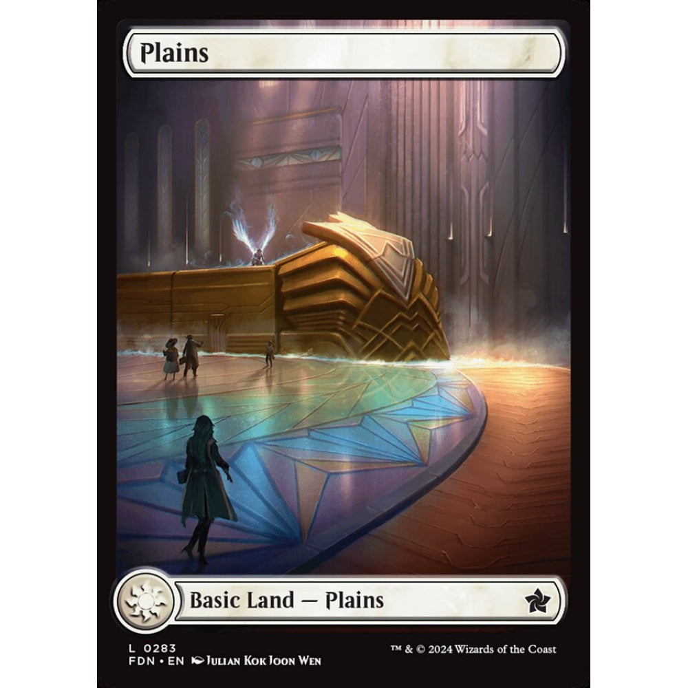 Plains, 283, common, Magic: The Gathering, Foundations