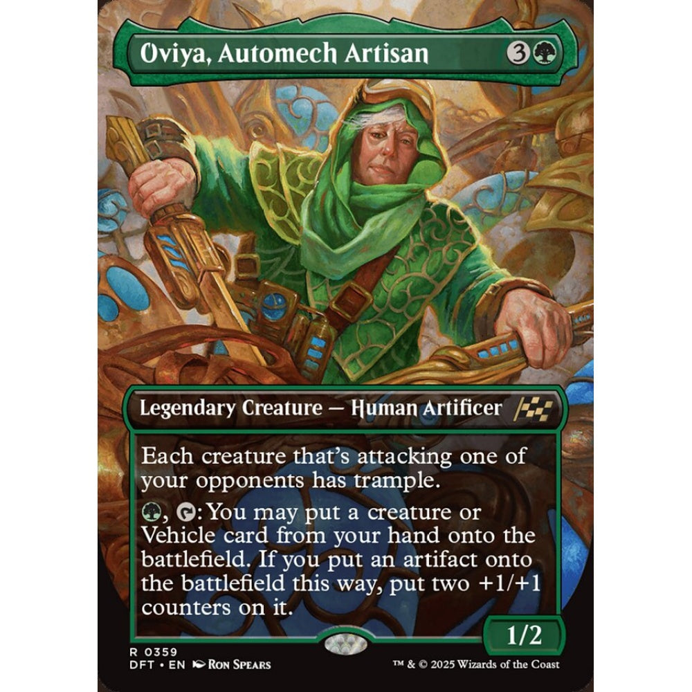 Oviya, Automech Artisan, 359, rare, Magic: The Gathering, Aetherdrift