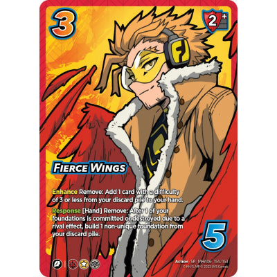 Fierce Wings, 154/153, SR, UniVersus, MHA06 Jet Burn