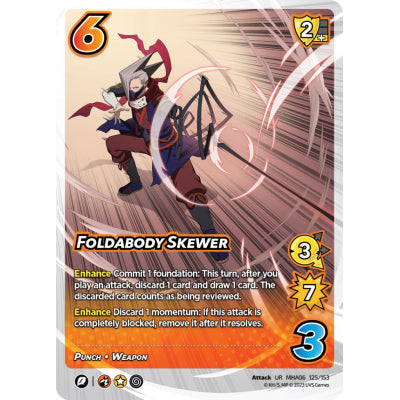 Foldabody Skewer, 125/153, UR, UniVersus, MHA06 Jet Burn